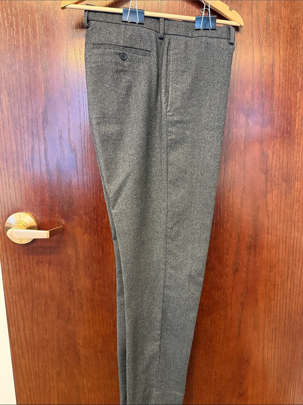 Banana Republic Men's Charcoal Gray Dress Pants 34x32